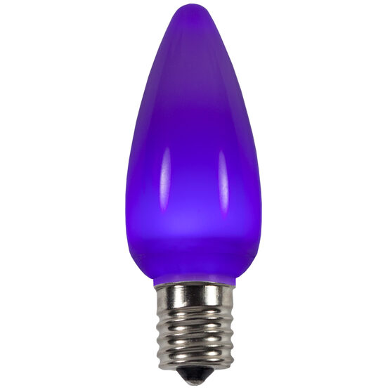 C9 Smooth LED Light Bulb, Purple