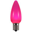 C9 Smooth LED Light Bulb, Pink