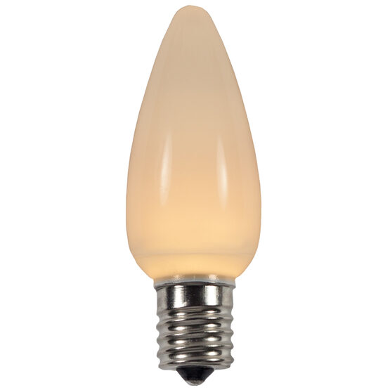 C9 Smooth LED Light Bulb, Warm White