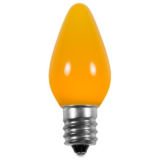 C7 Smooth LED Light Bulb, Gold