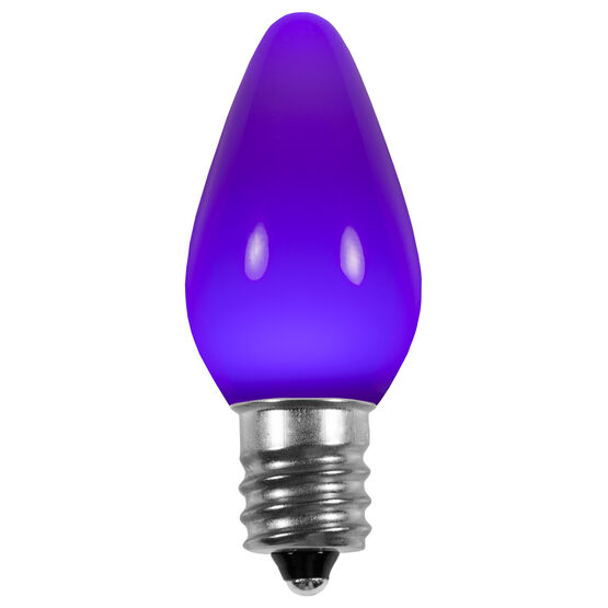 C7 Smooth LED Light Bulb, Purple