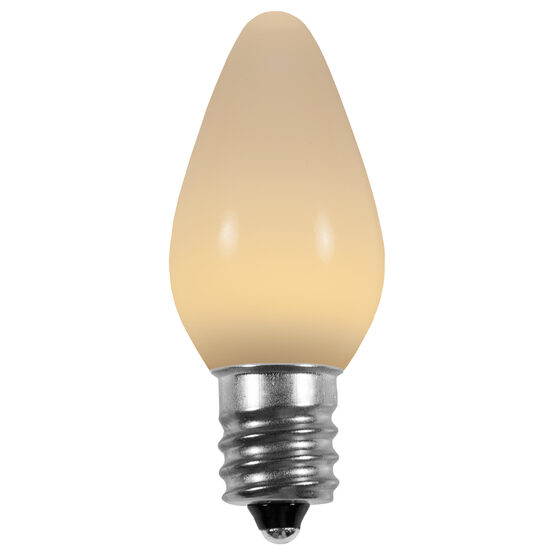 C7 Smooth LED Light Bulb, Warm White