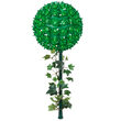 7.5" Light Sphere Stake, Green