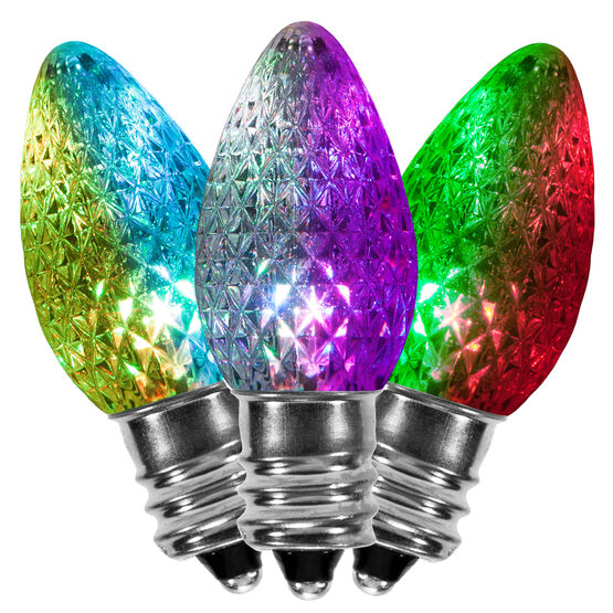 C7 LED Light Bulb, Multicolor Color Change