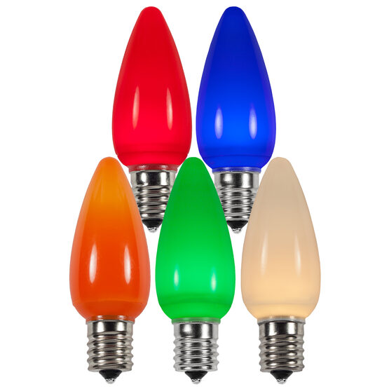 C9 Smooth LED Light Bulb, Multicolor