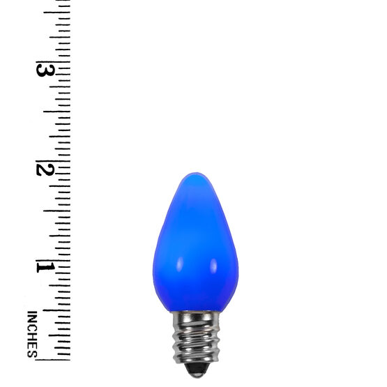 C7 Smooth LED Light Bulb, Multicolor