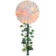 7.5" Light Sphere Stake, Multicolor