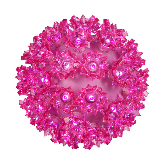 6" Light Sphere, 70 Pink LED Lights