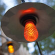 48' Cafe String Lights, 15 Multicolor S14 LED Bulbs