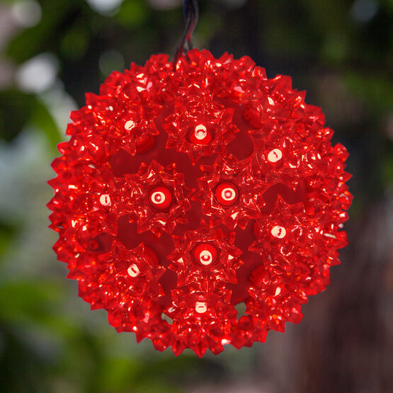6" Light Sphere, 70 Red LED Lights