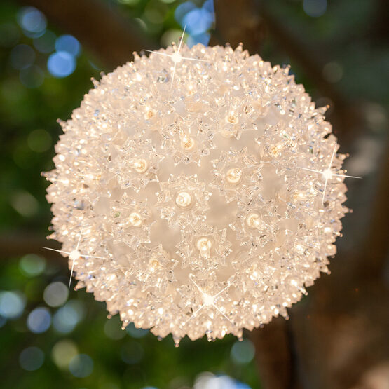 6" Light Sphere, 50 Twinkle Clear Lights