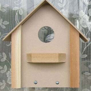 Cedar Window Bird House