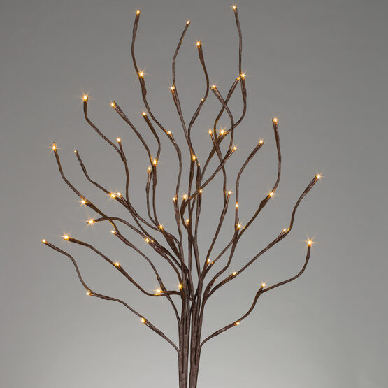 39" Brown Branches with Warm White LED Lights, 2 pc