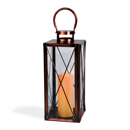 copper candle lantern yard envy copper candle lantern yard envy