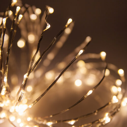 20' Warm White LED Fairy Light String Yard Envy