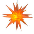 Lighted Moravian Star, Amber LED
