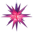 Lighted Moravian Star, Purple LED