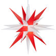 Lighted Moravian Star, Red and White LED