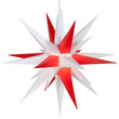 Lighted Moravian Star, Red and White LED