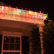 100 Icicle Lights, Multicolor, Green Wire