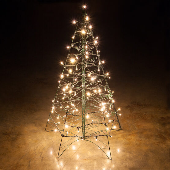 3' Lighted Warm White LED Outdoor Christmas Tree