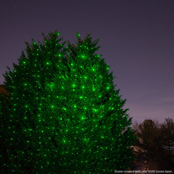 Green X500 Laser Light Projector
