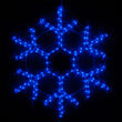 12" LED 18 Point Snowflake, Blue Lights 