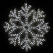 24" LED 40 Point Snowflake, Cool White Lights 