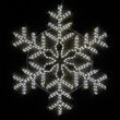 36" LED Cool White Snowflake 