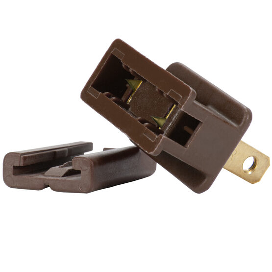 SPT1 Polarized Male Zip Plug, Brown