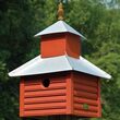 Redwood Rusty Rooster Bird House