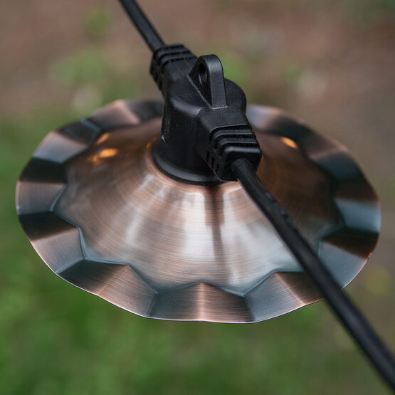 35' Cafe String Lights, 7 Clear A15 Bulbs