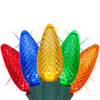 C9 Commercial LED String Lights, Multicolor Twinkle, 25'