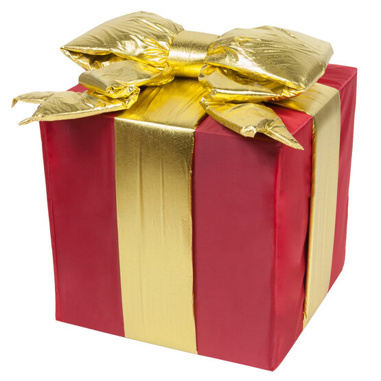 red outdoor christmas gift box yard envy red outdoor christmas gift box yard envy