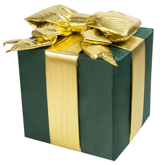 Green Outdoor Christmas Gift Box