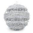 20" Commercial Light Ball, With Tinsel Swirl Cool White LED