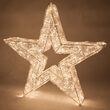 48" LED LED Five Point Dimensional Star, Warm White Lights 