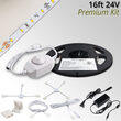 Premium 24V LED Tape Light Kit, Pure White