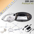 Premium 24V High Output LED Tape Light Kit, Sun Warm White