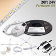 Premium 24V High Output LED Tape Light Kit, Champagne Warm White
