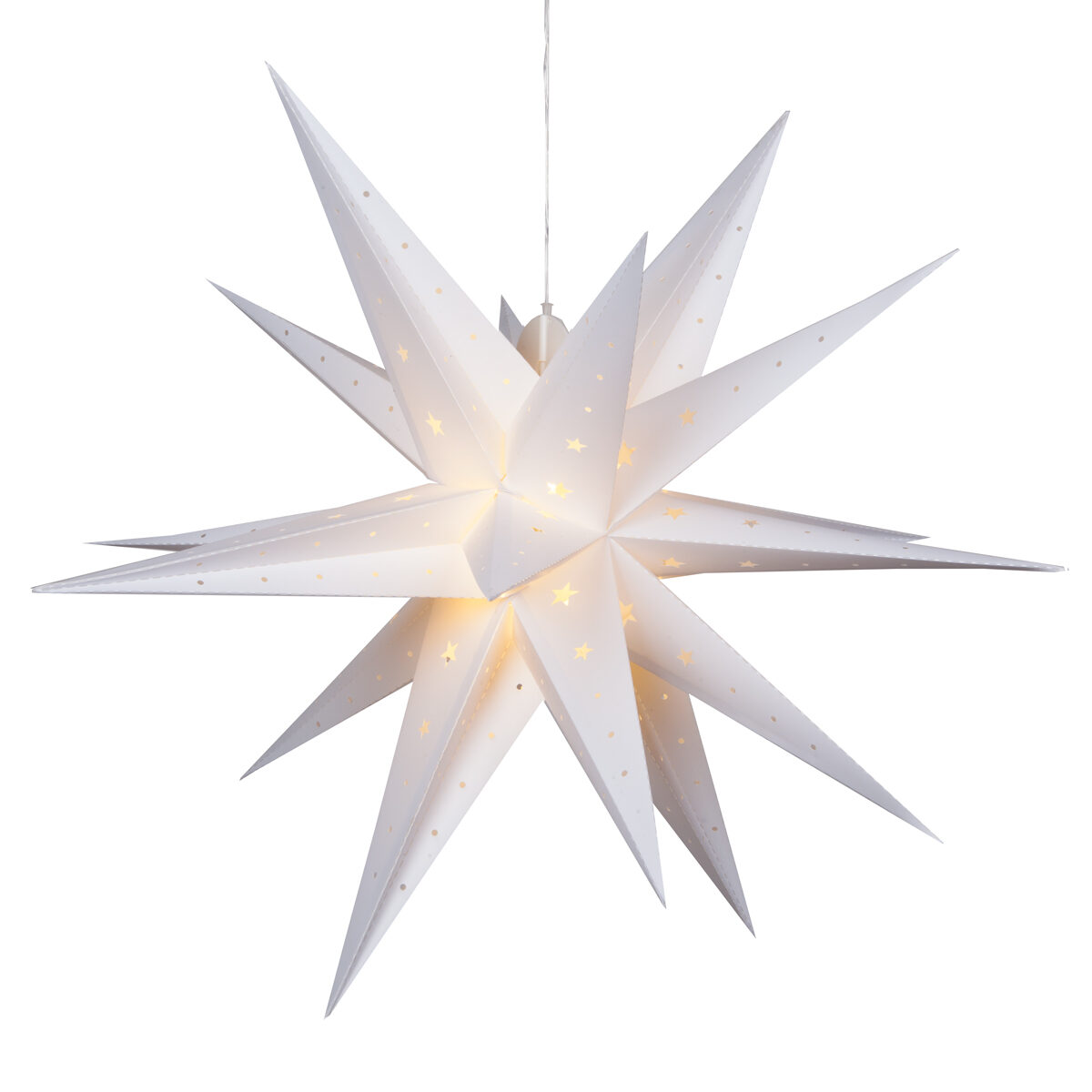 17 Green Aurora Superstar TM Moravian Star Light, Fold-Flat, LED Ligh