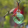 Green Sugar Spun Pearl Drop Hummingbird Feeder