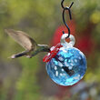 Blue Pearl Drop Hummingbird Feeder