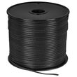 Black Outdoor Electrical Zip Cord Wire, 18 Gauge