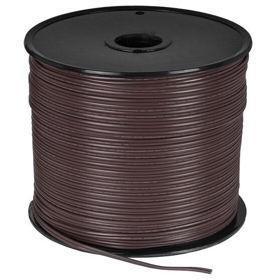 Brown Outdoor Electrical Zip Cord Wire, 18 Gauge