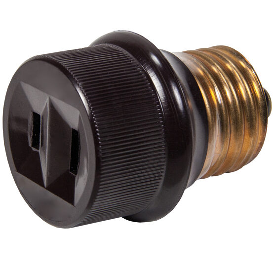 Polarized Socket Adapter, Brown