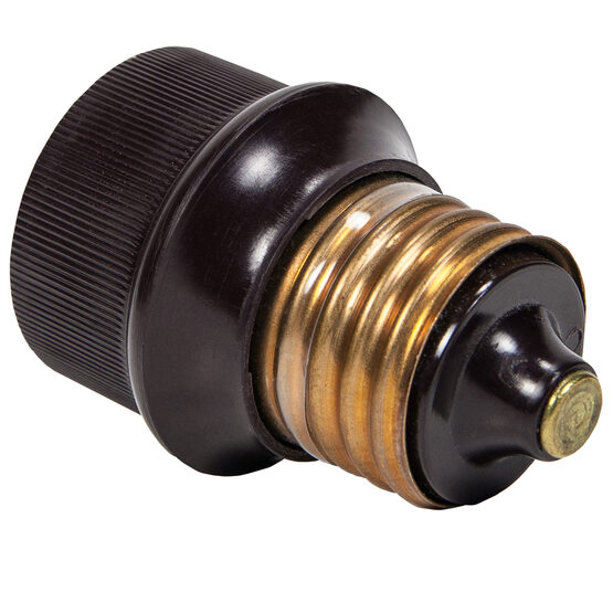 Polarized Socket Adapter, Brown