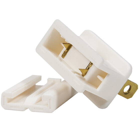 SPT1 Polarized Male Zip Plug, White