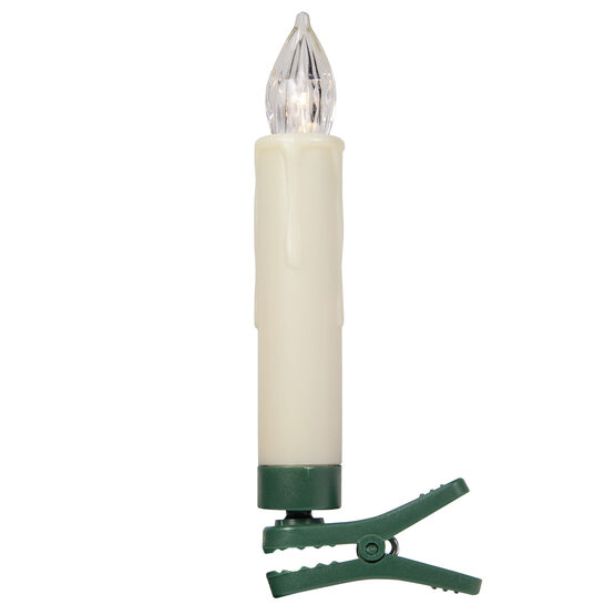 3.5" Battery Operated Tree Candles with Remote, Set of 10