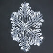 Double Sided Iced LED Snowflake, Cool White